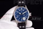 Perfect Replica YL Factory IWC Big Pilot's Annual Calendar Blue Face Swiss Grade 46mm Watch